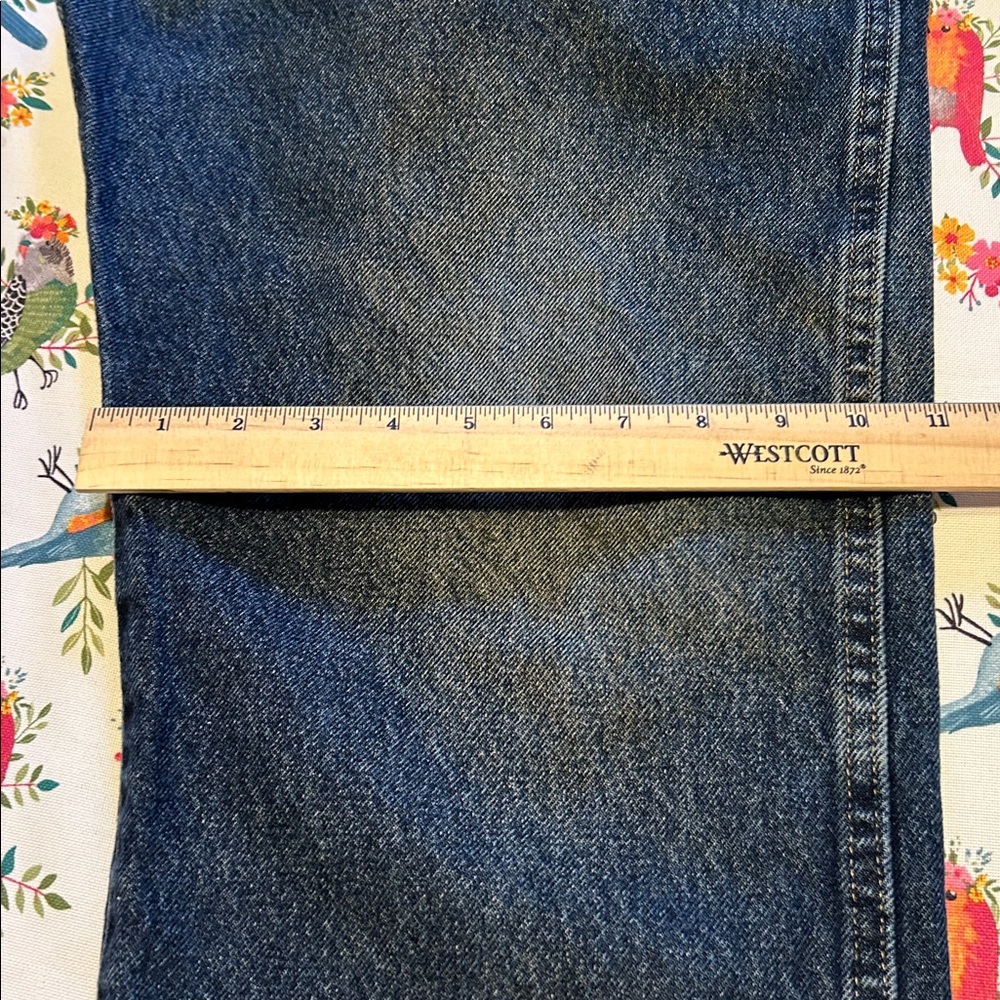Wrangler Button Zip Up Mens Jeans 38 X 29 Regular Fit 100% Cotton EUC 5 Pocket - Picture 7 of 8